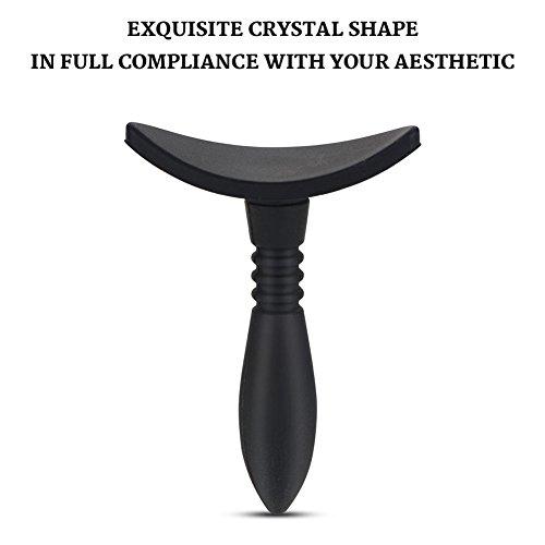 Sonew Eyeshadow Crease Line Kit Eyeshadow Stamp Crease Silicone Eyeshadow Stamp Crease Fashion Lazy Eye Shadow Applicator Eye Contour Makeup Tool (Black)