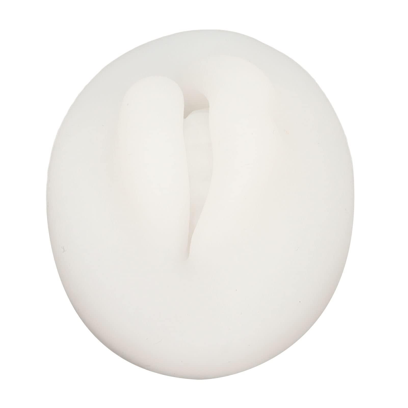 Diydeg Fake Lips, 10PCS Silicone Soft Flexible 3D Open Mouth Easy to Apply Colour Practice Lips Highly Reproducible Portable Silicone Lips Model for Makeup Practice (Semi Transparent