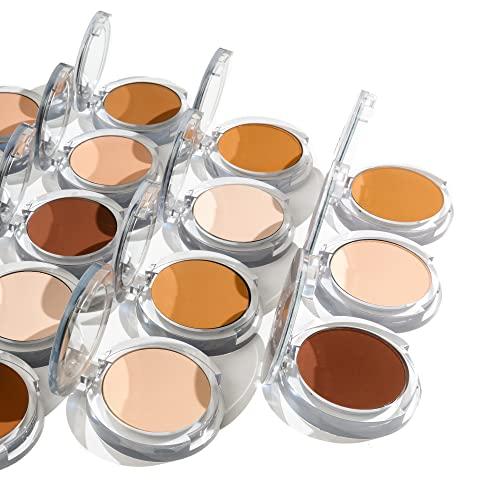 PR Beauty PUR Beauty 4-in-1 Pressed Mineral Makeup Powder Foundation with SPF 15 - Concealer & Finishing Compact Pressed Powder for Face - Buildable Medium to Full Coverage Foundation Powder (Linen)