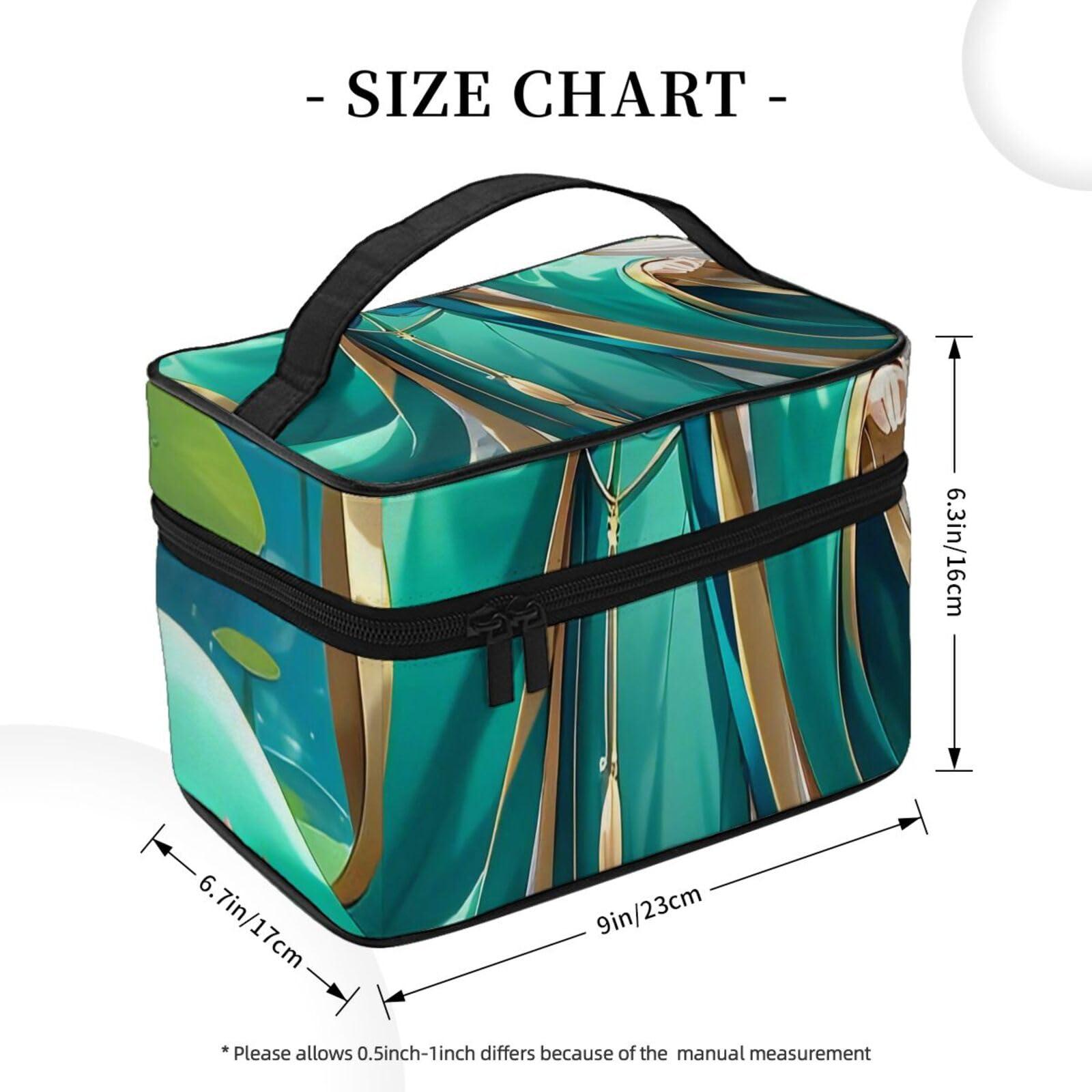 QASDFGHR QASDFGHR Small Lotuss Print Makeup Bag,Travel Cosmetic Bag with Zipper for Women Square Make Up Bags Organizer