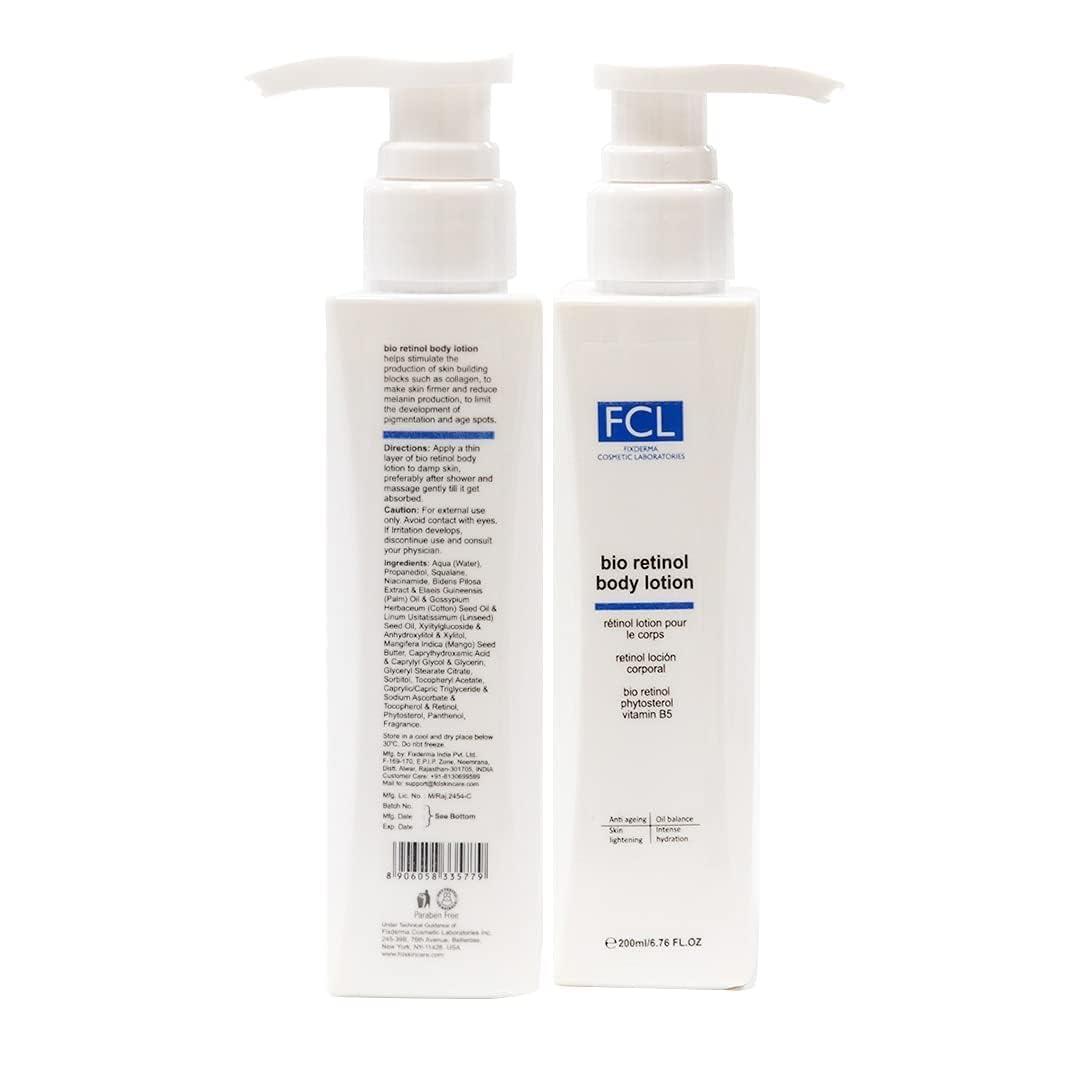 SENTA SENTA Cosmetic Laboratories Bio Retinol Body Lotion, For Skin- Ageing, Keratosis Pilaris, Smoothen Rough, Bumpy & Tanned Skin, Maintains Oil Balance, Non-comedogenic Formulation 200ml
