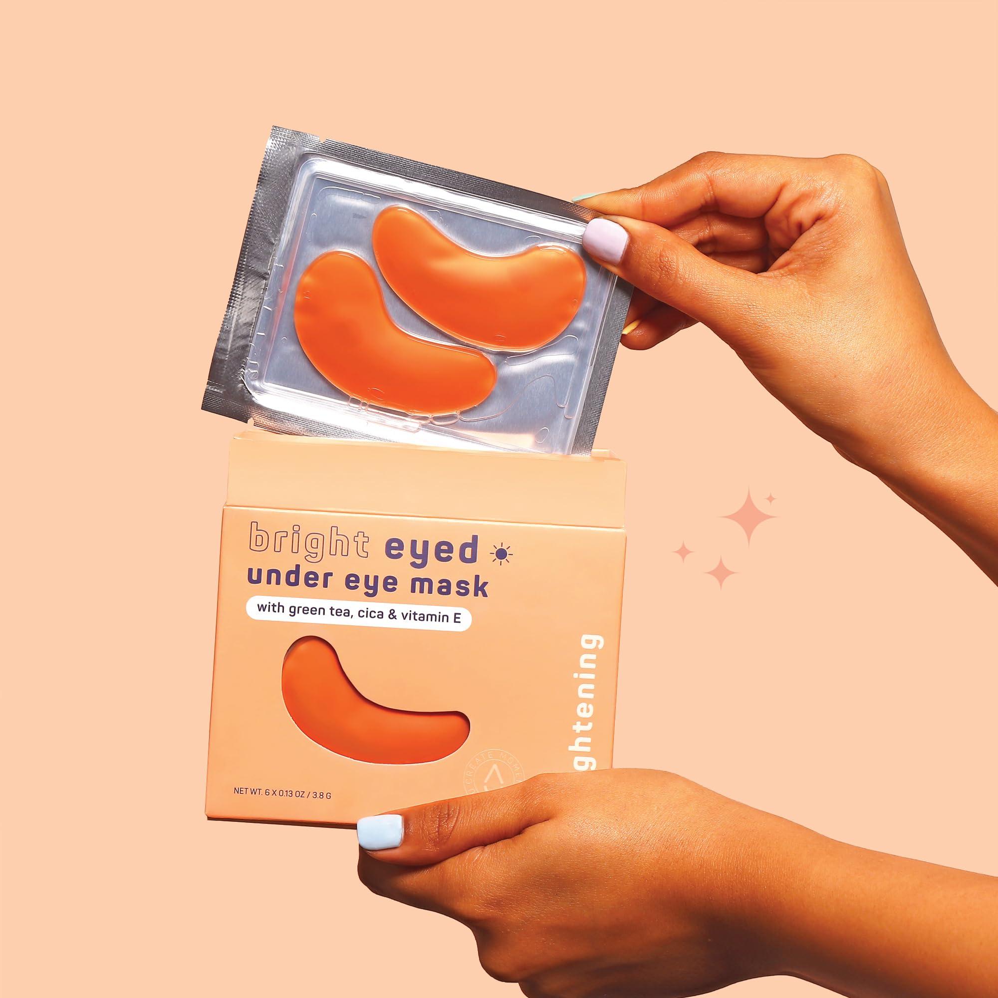 SpaLife SpaLife Beauty Bright Eyed Undereye Masks Hydrogel Eye Patches for Dark Circles, Puffiness, & Dullness with Vitamin E, Green Tea 2-in-1 Skincare 48 Pairs