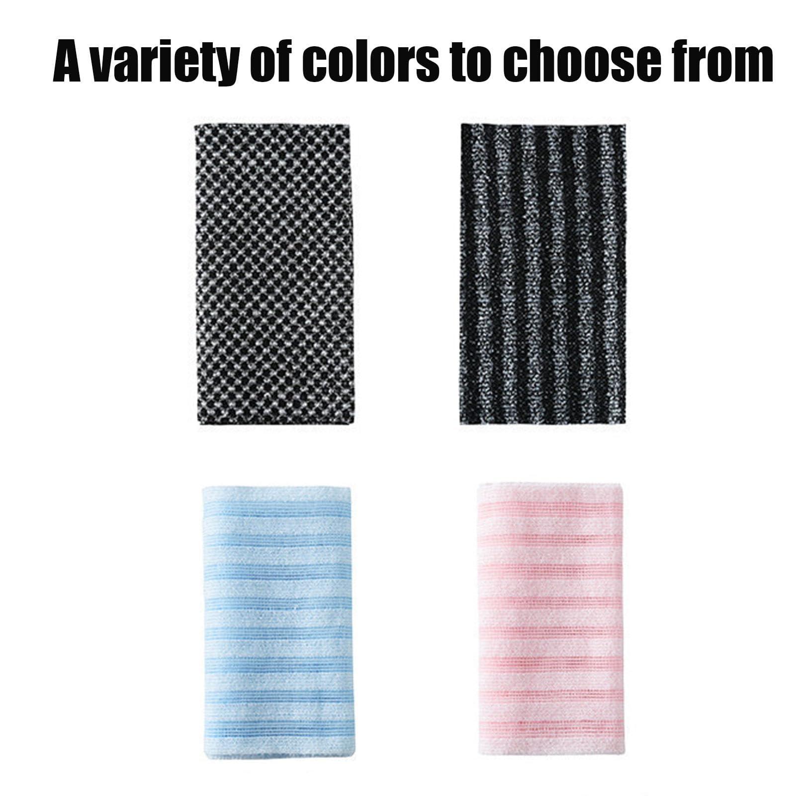 Generic Blissal - Blissal Exfoliating Shower Towel, Blissal Exfoliating Towel, Blissal Scrub Cloth, Blissal Towel, Travel Friendly and Quick Drying, for Women and Men (4pcs)