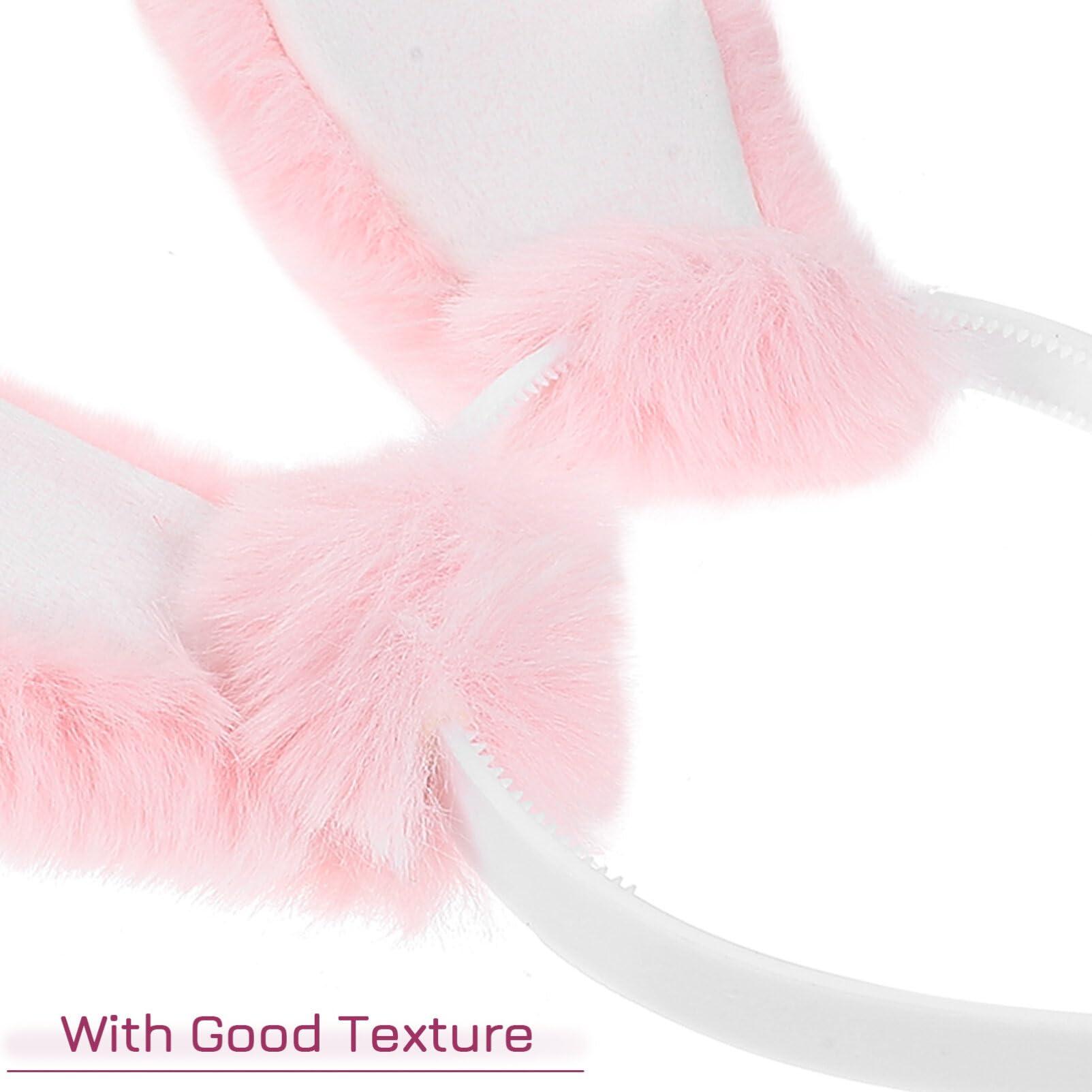 SAFIGLE SAFIGLE Rabbit Hair Clip Rabbit Ear Clips Bunny Ears Headband Plush Rabbit Ears Hair Clasp Bunny Ear Headwear Hair Easter Headbands for Women