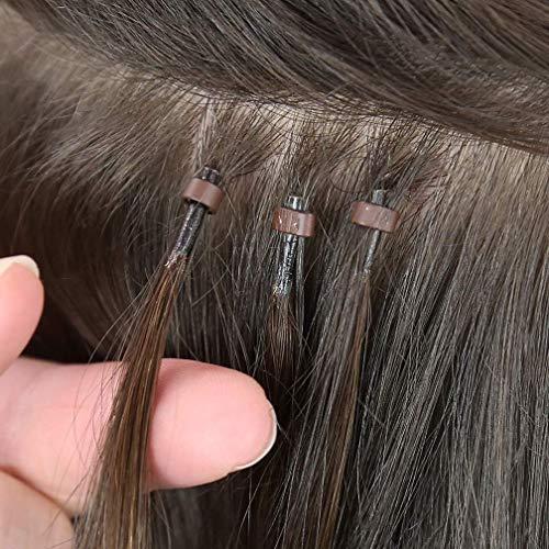 Drasawee Drasawee Pre Bonded I Tip Hair Extensions Human Hair Body Wavy Stick Tip Human Hair Extension Real Human Hair for Women 15'' 100g 613# Bleach Blonde