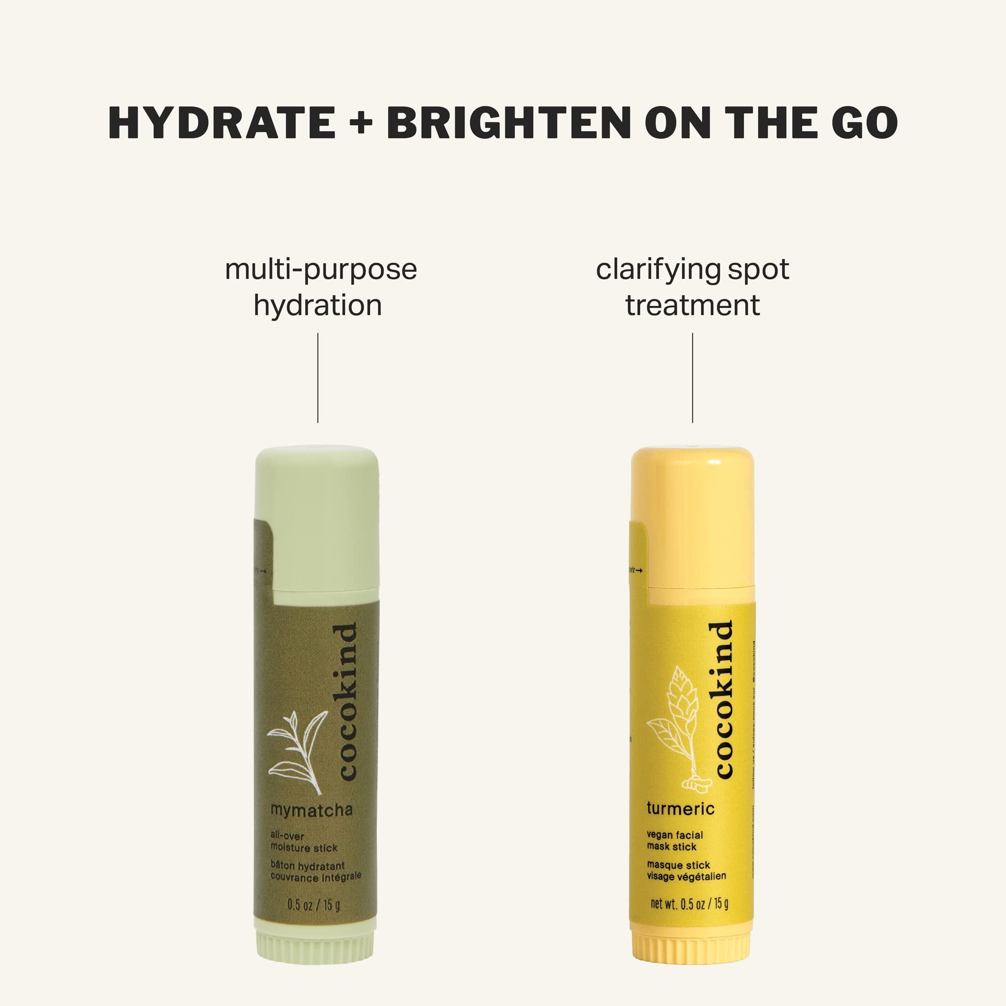 Cocokind Cocokind Mymatcha All-Over Moisture Stick, Lip Balm and Eye Cream for Dry Skin 0.5 Oz