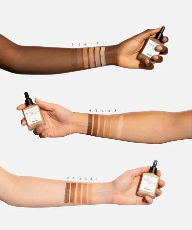 Typology Typology Tinted Serum with Vitamin C, Squalane & Aloe Vera - Type 3 / Medium + + Bonus Premium Korean AloeVera Sheet Masque