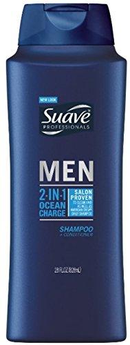 Unilever Suave Men 2 in 1 Shampoo and Conditioner Ocean Charge 28 oz (Pack of 5)