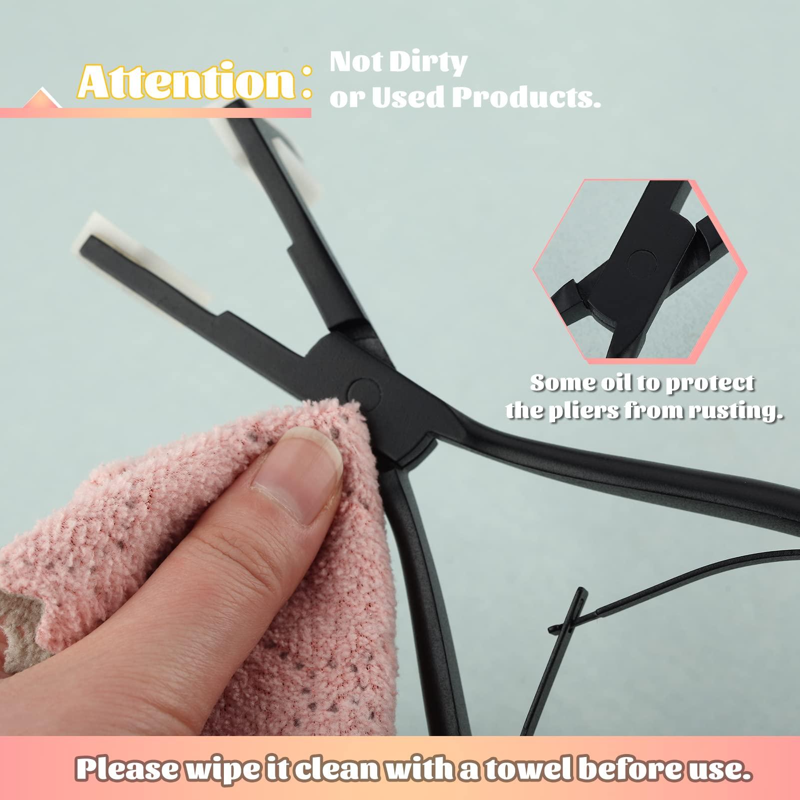 SPEEDWOX SPEEDWOX Tape In Hair Extensions Pliers 8 Inches Sealing Clamp Pliers Hair Sealing Pliers Human Hair Extensions Styling Tool Hair Extension For Salon Professional Installation