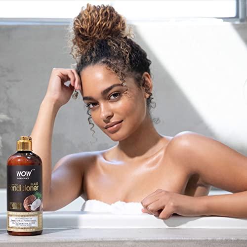 WOW Skin Science WOW Skin Science Coconut Milk Hair Conditioner for Dry Hair - Deep Conditioner for Dry Damaged Hair Sulfate Free Conditioner - Curly Hair Conditioner - Conditioner for Men & Women