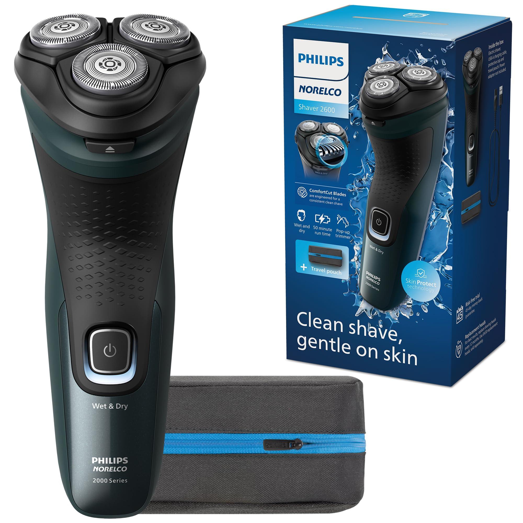 Philips Norelco Philips Norelco Shaver 2600, Rechargeable Cordless Electric Shaver with Pop-Up Trimmer, X3052/91