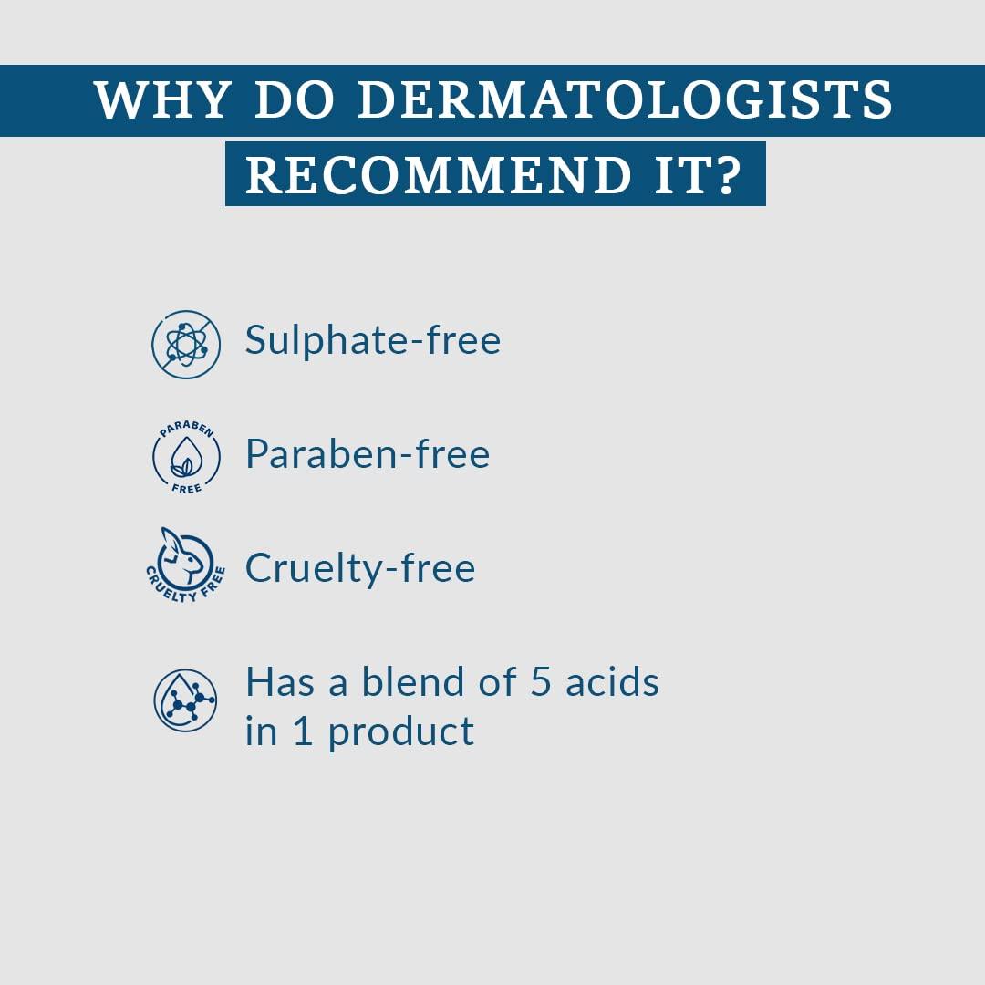 FIXDERMA COSMETIC LABORATORIES FCL Penta peel pads| Exfoliant | Removes dead cells | Reduces fine lines & wrinkles | Gentle & safe peeling pads| Improves skin texture | Shrinks open pores | Paraben Free | 25 pads