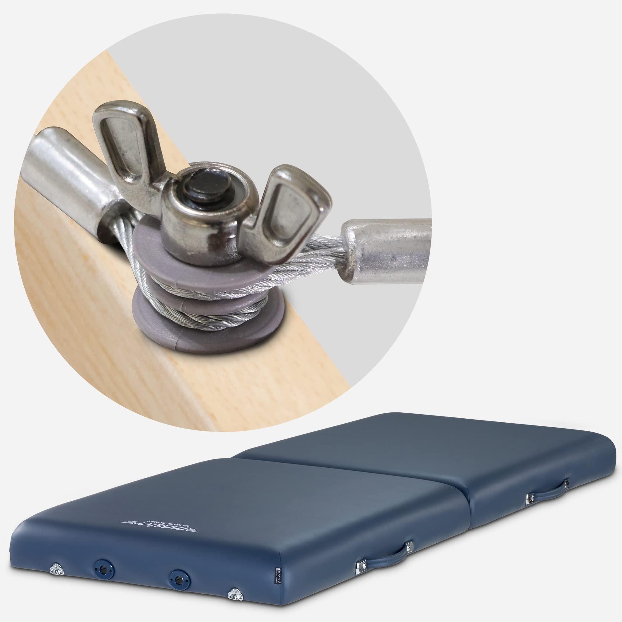 Master Massage Master Massage Coronado Portable Massage Table Beauty Spa Salon Bed Pro Package- Adjustable Height and 3-Inch Foam Cushioning- Tattoo Bed, Lash Table with Light