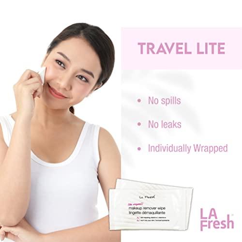 La Fresh La Fresh Makeup Remover Cleansing Face Wipes Case of 600ct Facial Towelettes with Vitamin E for Waterproof Makeup