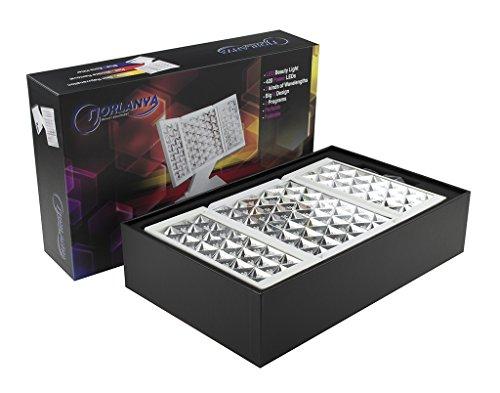 NORLANYA BEAUTY EQUIPMENT NORLANYA LED Light Device for Facial Skin Spa Facial Skin Rejuvenation Machine with 3 Light Colors Red/Blue/Yellow - Table Top