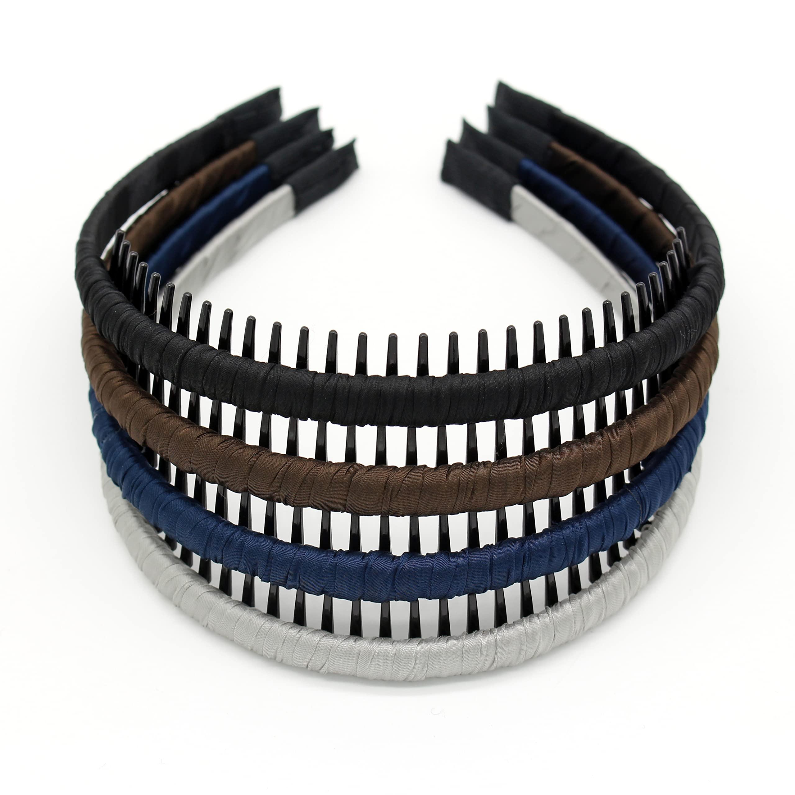 JOBAND JOBAND Women's Fashion Headbands teeth comb hair bands Comfy hair accessories Non-slip hair hoop(4 Colors)