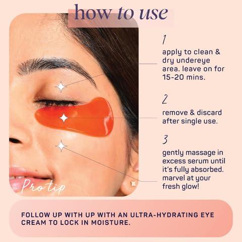 SpaLife SpaLife Beauty Bright Eyed Undereye Masks Hydrogel Eye Patches for Dark Circles, Puffiness, & Dullness with Vitamin E, Green Tea 2-in-1 Skincare 48 Pairs