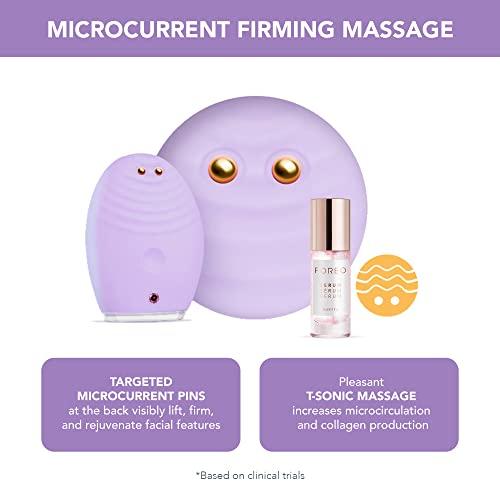 FOREO FOREO LUNA 3 plus Silicone, Facial Cleansing Brush, Face Sculpting Tool, Anti Aging Face Massager, Instant Face Lift, Enhances Absorption of Facial Skin Care Products, Normal skin