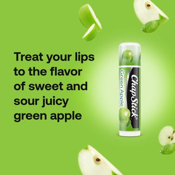 ChapStick ChapStick Bulk Lip Balm Green Apple, Lip Care Tubes, 0.15 oz, 144 ct case