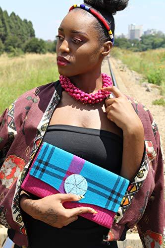 Chuma Luxury African Zulu Headband and bracelet (White)