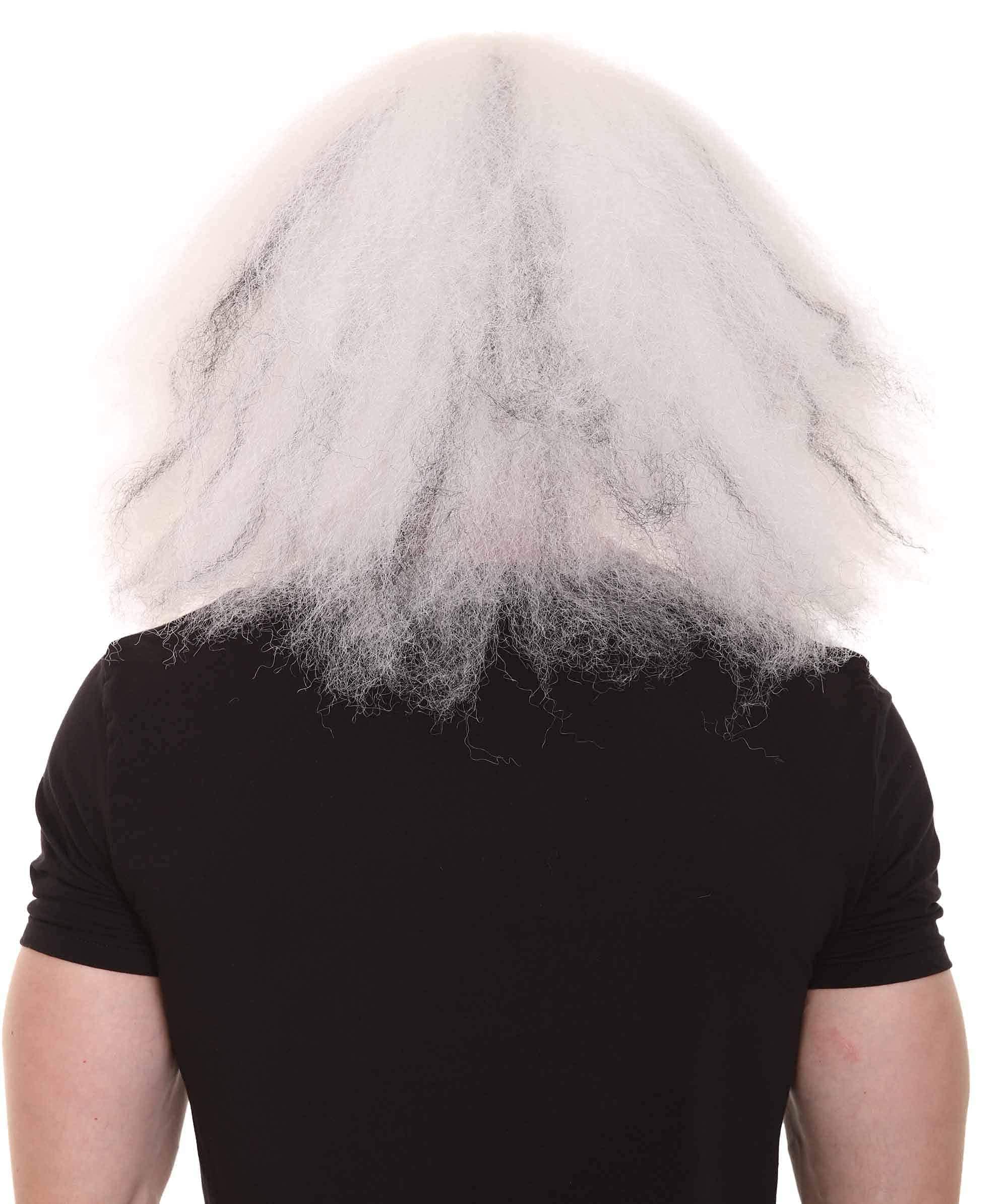 HPO Bald Clown Mens Wig White HW-636