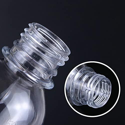 WUWEOT WUWEOT 40 Pack Plastic Travel Bottles, 3.4Oz Empty Refillable Containers, Hard Plastic PET Clear Storage Bottle with Screw Cover Cap for Shampoo, Lotions, Cream and more