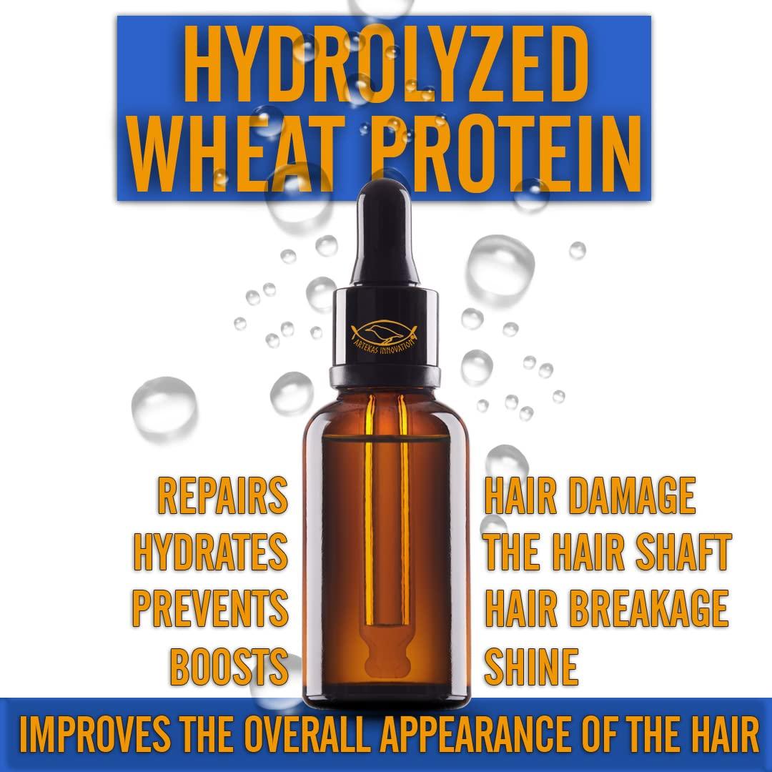 Artekas Innovation Artekas Innovation - HYDROLYZED WHEAT PROTEIN - Liquid - for Homemade Hair, Skin, Body Wash, Shampoos, Conditioners - 1.00 Oz