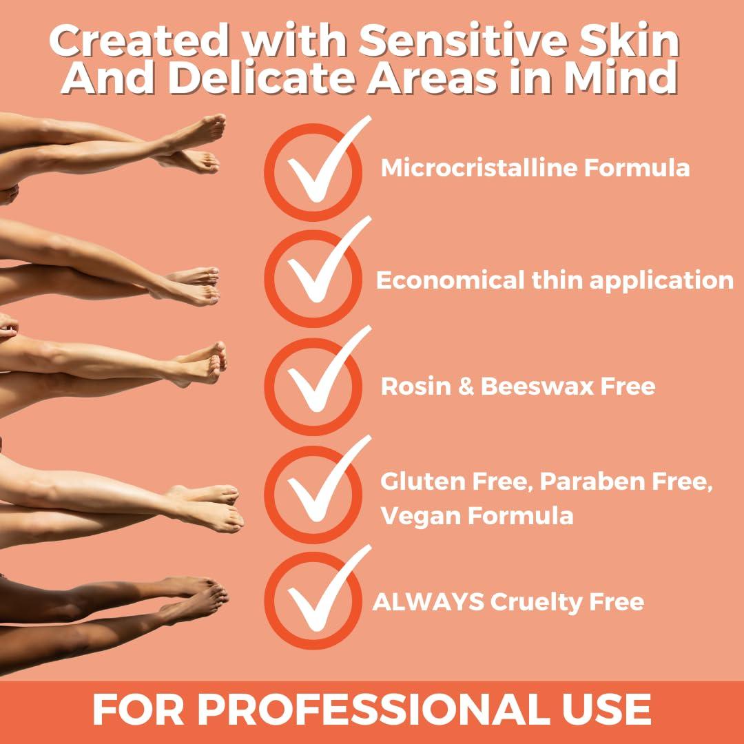 Cirepil Cirepil - Cristalline - 800g / 28.22 oz Wax Beads Bag - Micro-Crystalline Formula for Sensitive Skin - Rosin-free - Unscented & Gel Texture