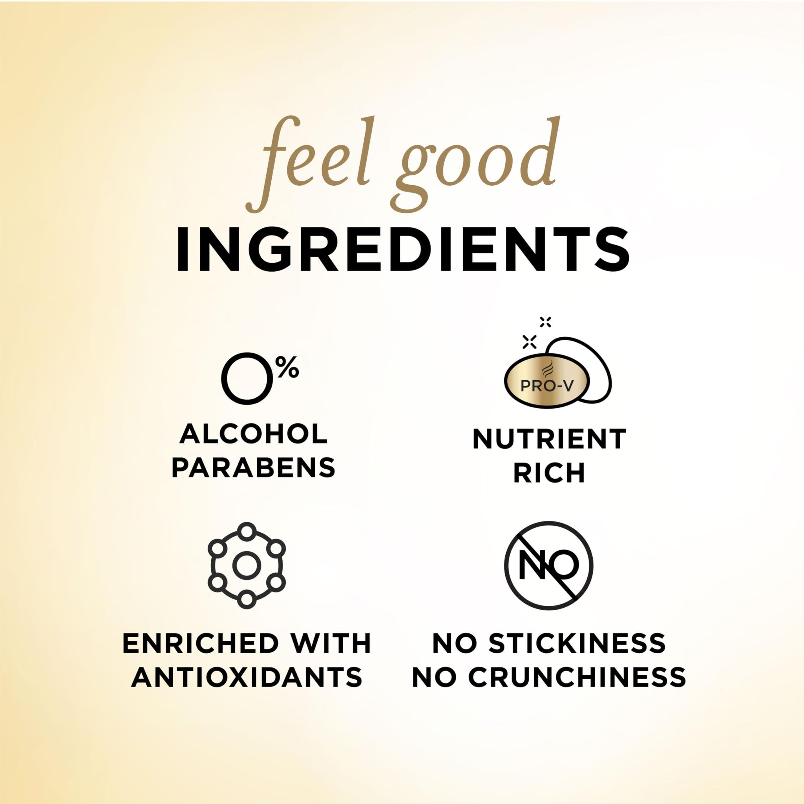 Pantene Pantene Conditioning Detangler Spray, Pro-V Repair & Protect, Nutrient Boost for Damaged Hair, Antioxidant Enriched, Leave-In Conditioner, Smooth & Shine, Sulfate-Free, 8.5 Fl Oz, 3 Pack