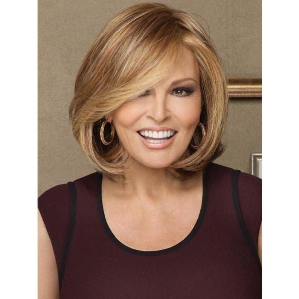 Hair u wear Raquel Welch Upstage Large Lace Front & Monofilament Synthetic Wig in RL19/23, Length: Medium