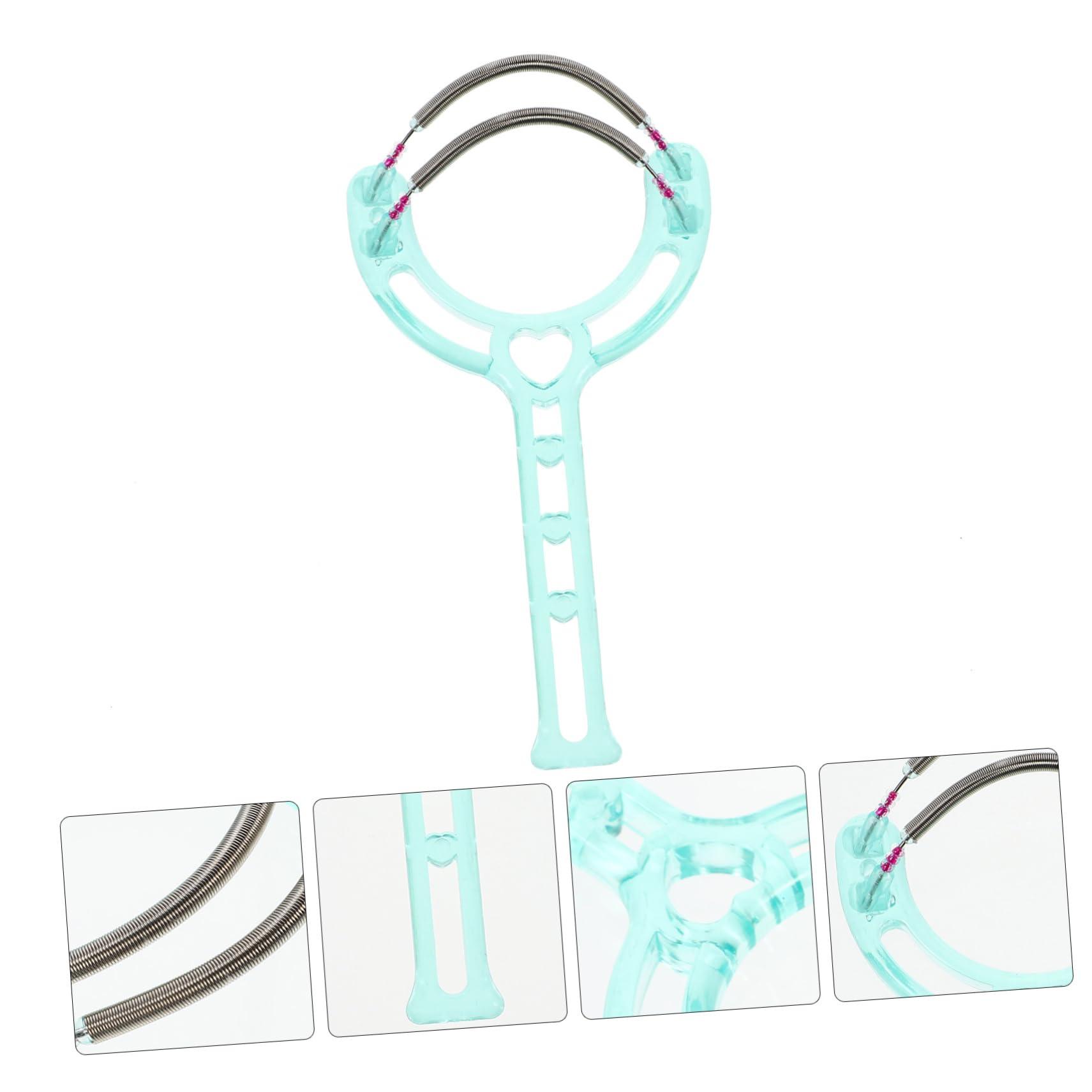 MERRYHAPY MERRYHAPY Manual Facial Hair Removal Threading Tool Portable Spring Epilator for Women Face Hair Remover Dual Spring Design Random for Eyebrows and Facial Hair Removal