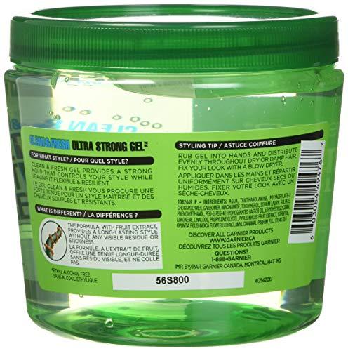 Garnier Garnier Fructis Style Ultra Strong Hold Gel, Clean and Fresh, No. 4, 21.2 Ounce