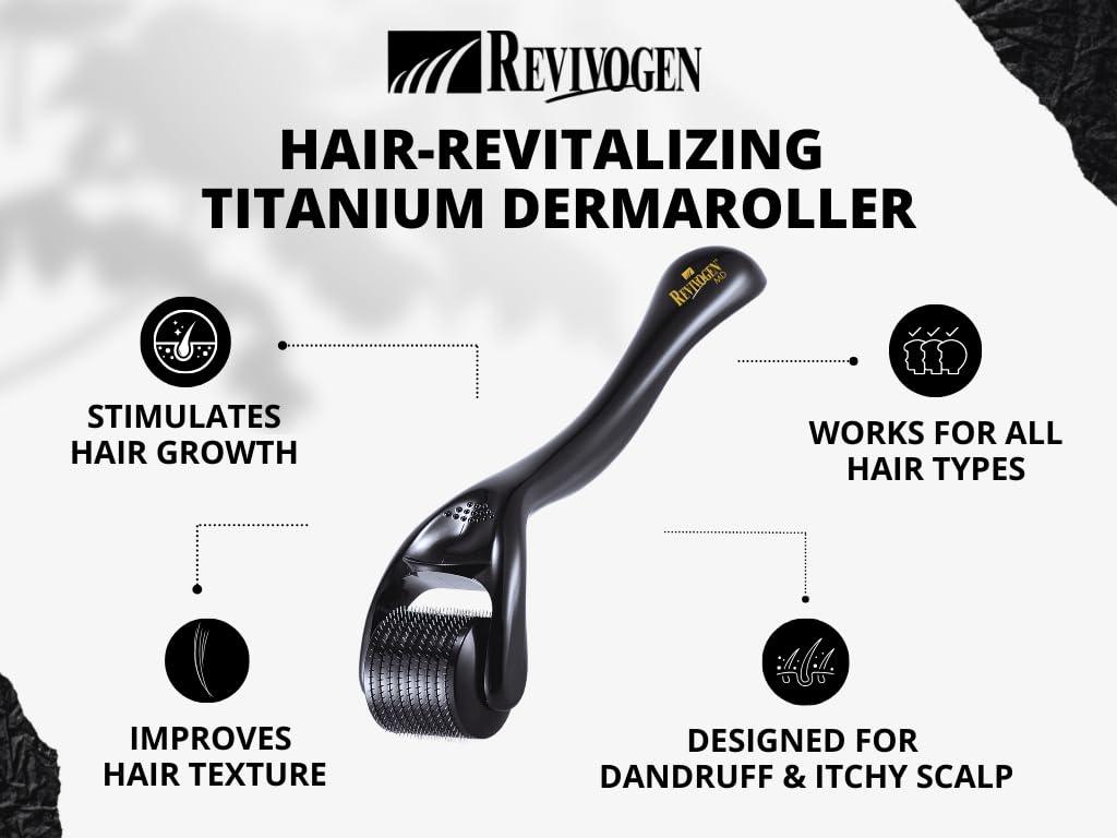 Revivogen Revivogen Derma Roller .25mm, Facial MicroNeedle Roller, Micro Derma Roller for Face & Body, Needle Face roller, Derma Roller Face, Microneedling Roller, Dermaroller, Microneedling