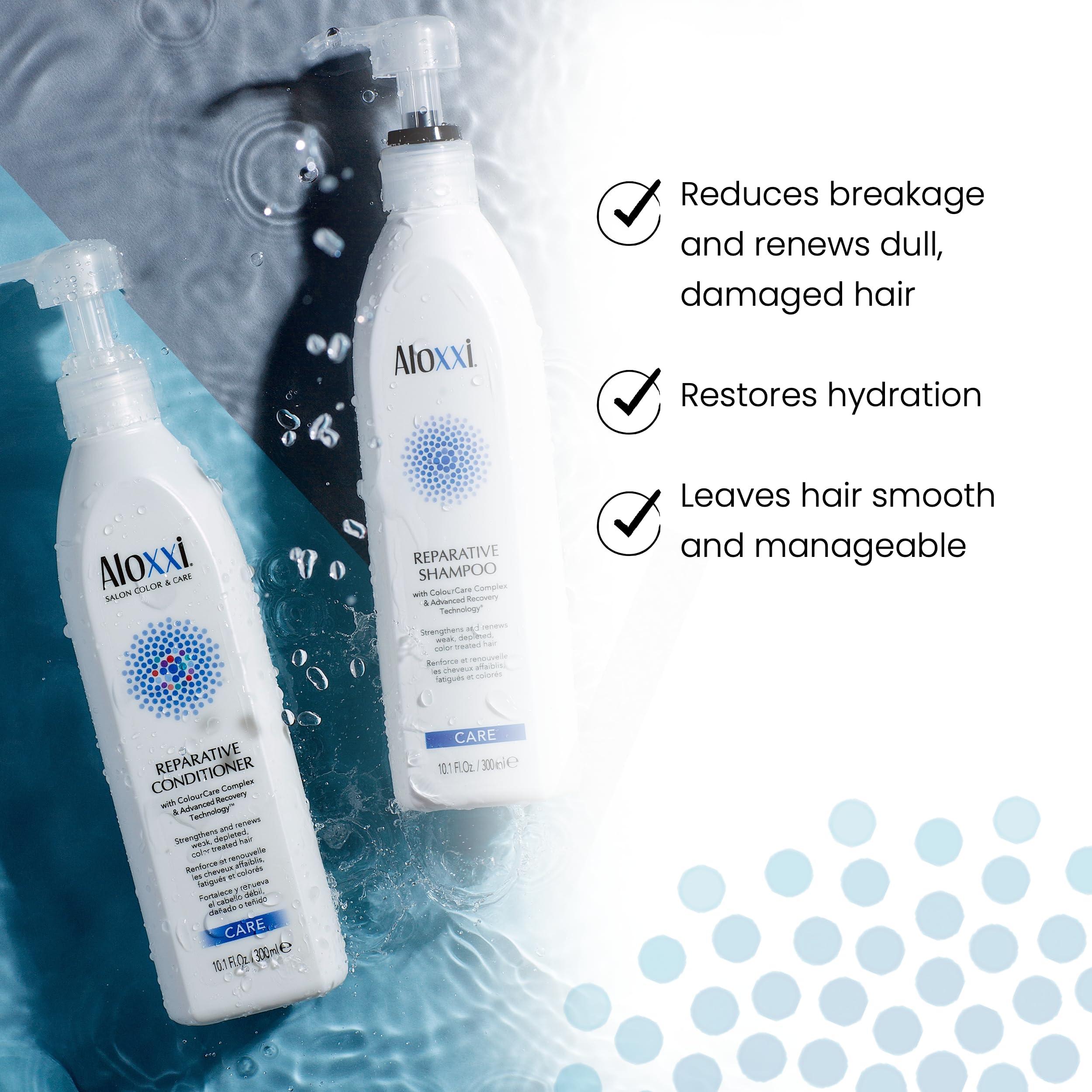 ALOXXI ALOXXI Reparative Hair Repair Conditioner with Amino Acid, Peptide & Keratin using ColourCare Complex & Advanced Recover Technology - Safe for Color Treated Hair, 33.8 Fl Oz