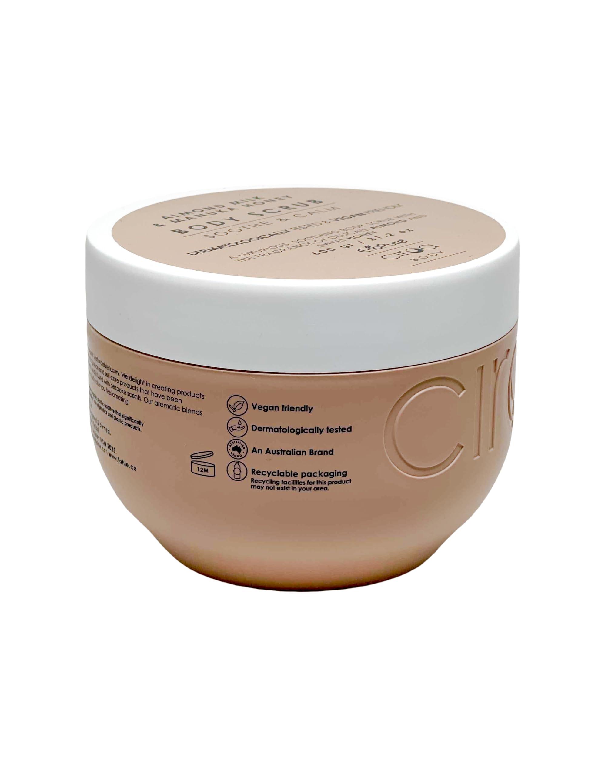 Generic Generic Ciroa Body Almond milk & Manuka honey body scrub soothe & calm 600 gr / 21.2 oz, Brown