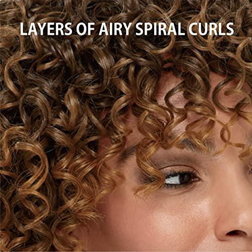 Especially Yours Makena Wig by Especially Yours® - Human Hair Blend Wig with Voluminous Layers of Natural-Looking, Bouncy Spiral Curls / Runway Shades of Black and Brown