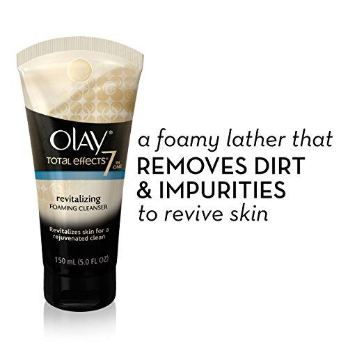 Olay Facial Cleanser by Olay Total Effects Revitalizing Foaming Face Cleanser, 5.0 Fluid Ounce Packaging may Vary