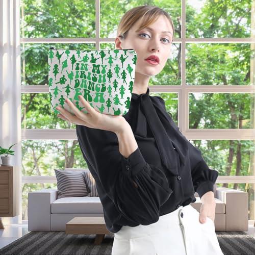 WCGXKO WCGXKO Irish Dancer Gift Irish Dance Lover Teacher Coach Gift Irish Dance Team Inspired Zipper Pouch Makeup Bag (Irish Era)