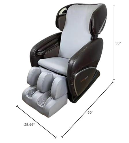 PHASFBJ PHASFBJ Zero Gravity Massage Chair Cover, Stretch Fabric Full Body Shiatsu Massage Chair Protective Cover Recliner Pet Protector Removable Shield Dust Covers,Gray,Whole Body