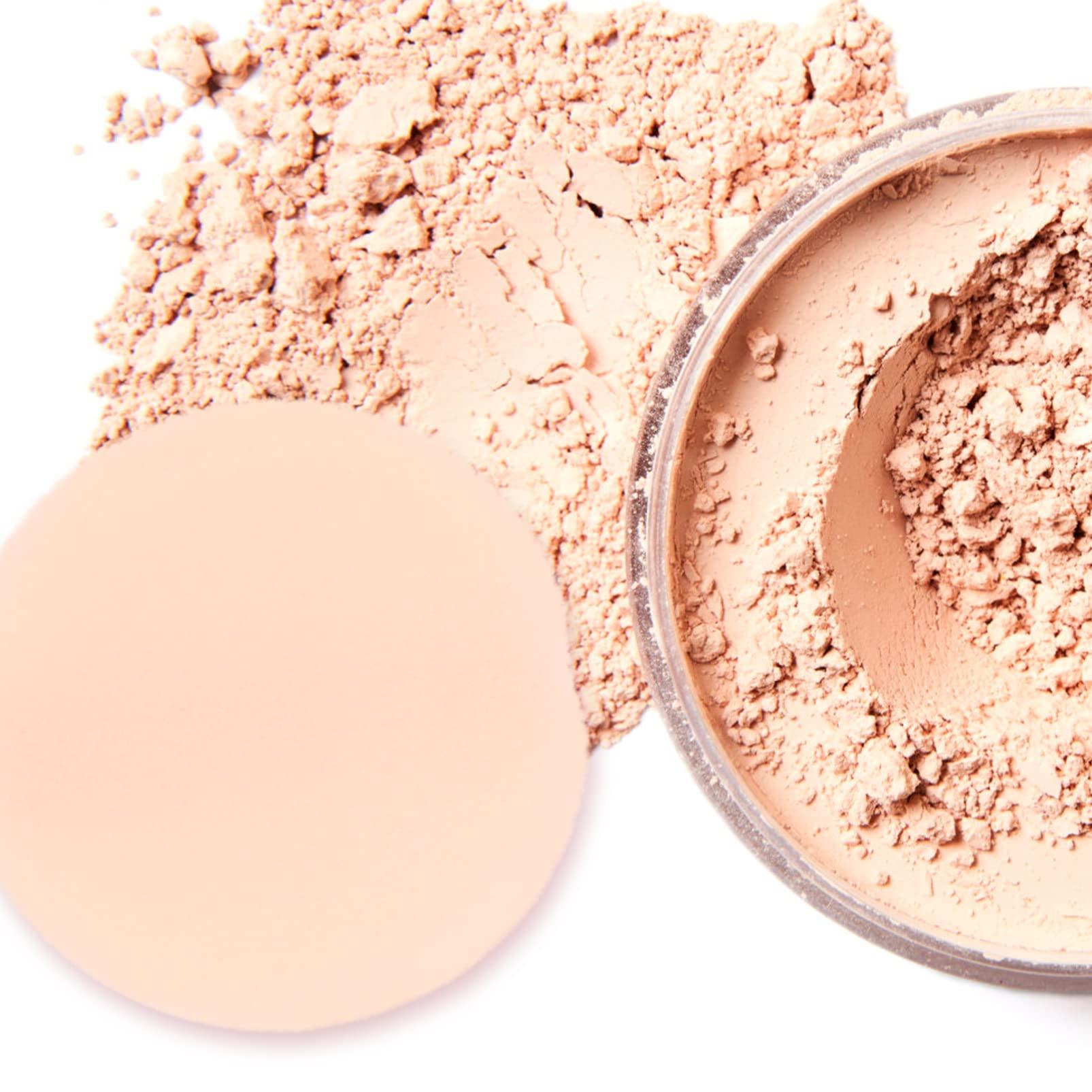 Beavorty Beavorty Kawaii Makeup Korean Makeup Korean Makeup Loose Compact Box: 3 Sets of Empty Loose Container Refillable Make-up Holder Case with Puff for Diy Makeup Setting Powder Setting Powder