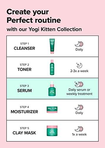 I DEW CARE I DEW CARE Korean Heartleaf Serum for blemish prone skin- Juicy Kitten | Green Juice for Face, Glass Skin with Niacinamide, Kale, Moringa Seed, Willow Bark Extract, Easter Basket Stuffers, 1.01 FL Oz
