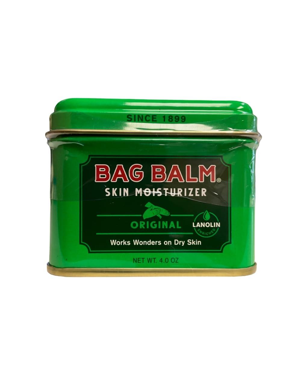 Bag Balm Bag Balm Vermont\'s Original Moisturizing for Dry Skin, Chapped Lips, Cracked Heels, Dog Paw Pads + More. 118 ml (4 oz) Tin (3)