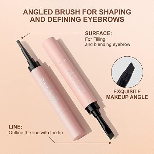 SACE LADY SACE LADY Eye Make Up Set Waterproof Eyebrow Gel with Brow Brushes+ Eyebrow Powder Cream, Long Lasting Pigmented Eye Brow Tinted Corrector Makeup Kit