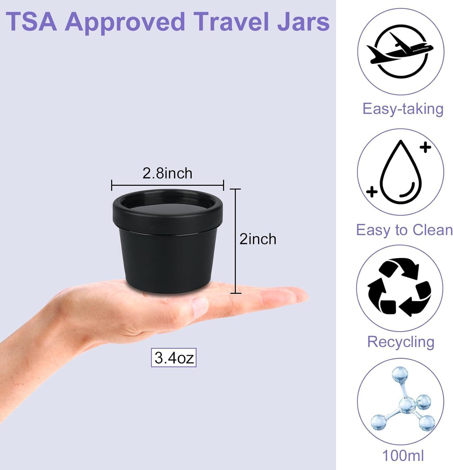 Wowang Wowang Travel Shampoo and Conditioner Bottles Travel Containers for Toiletries