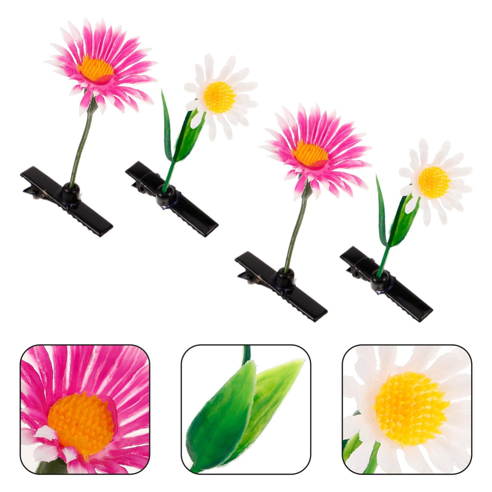 WRITWAA WRITWAA 20Pcs Bean Sprout Hair Clip, Funny Plant Hairpins Flower Plant Hair Clips, Sweet Hair Clips Girls Cute Little Grass Barrette Headwear