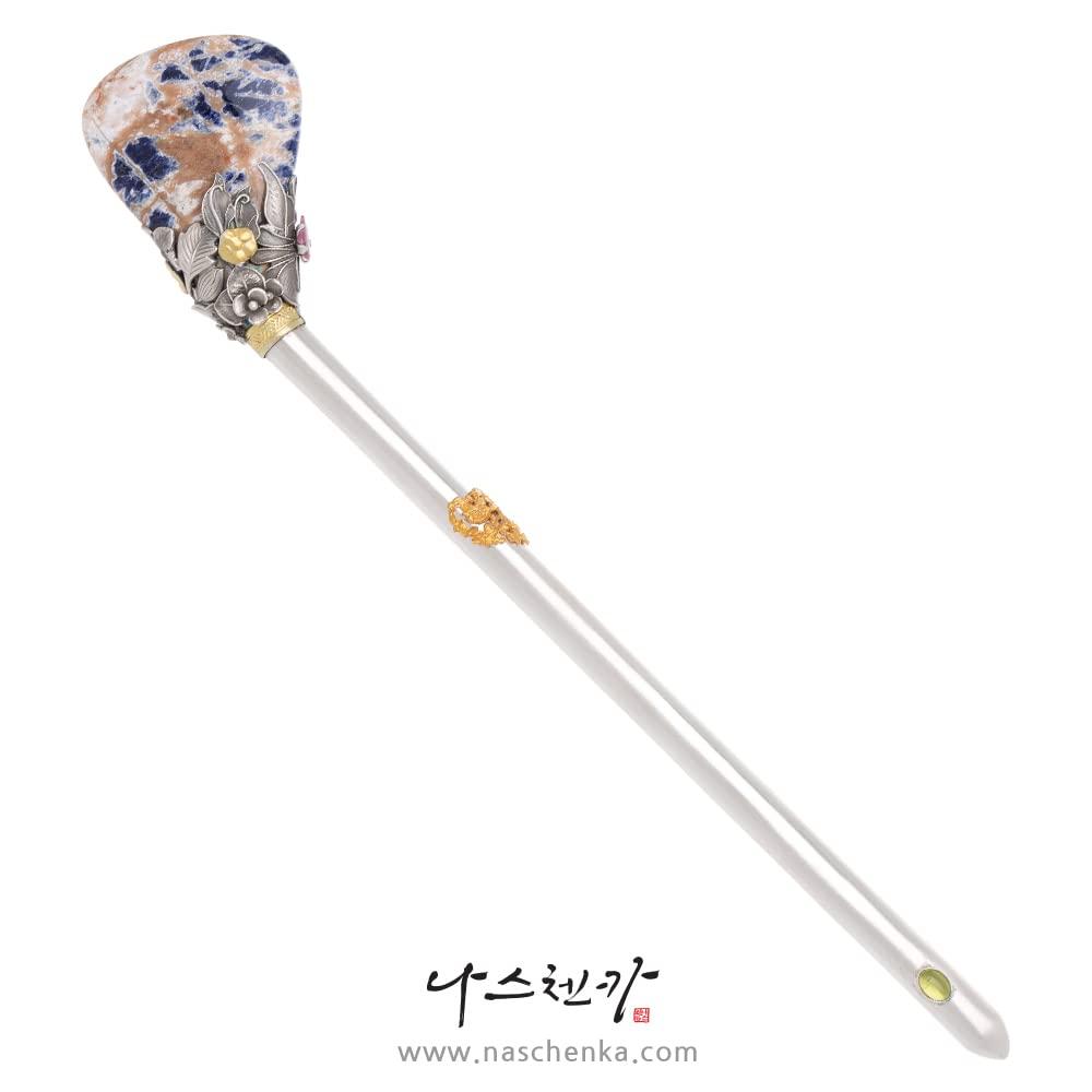 NASCHENKA NASCHENKA Binyeo Traditional Korean Hanbok Hair Pin Hair Sticks Silver Accessory Wedding Jewelry 1544040