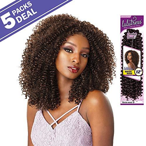Hair Zone Sensationnel Crochet Braids Lulutress Water Wave 12" (5-PACK, 1)