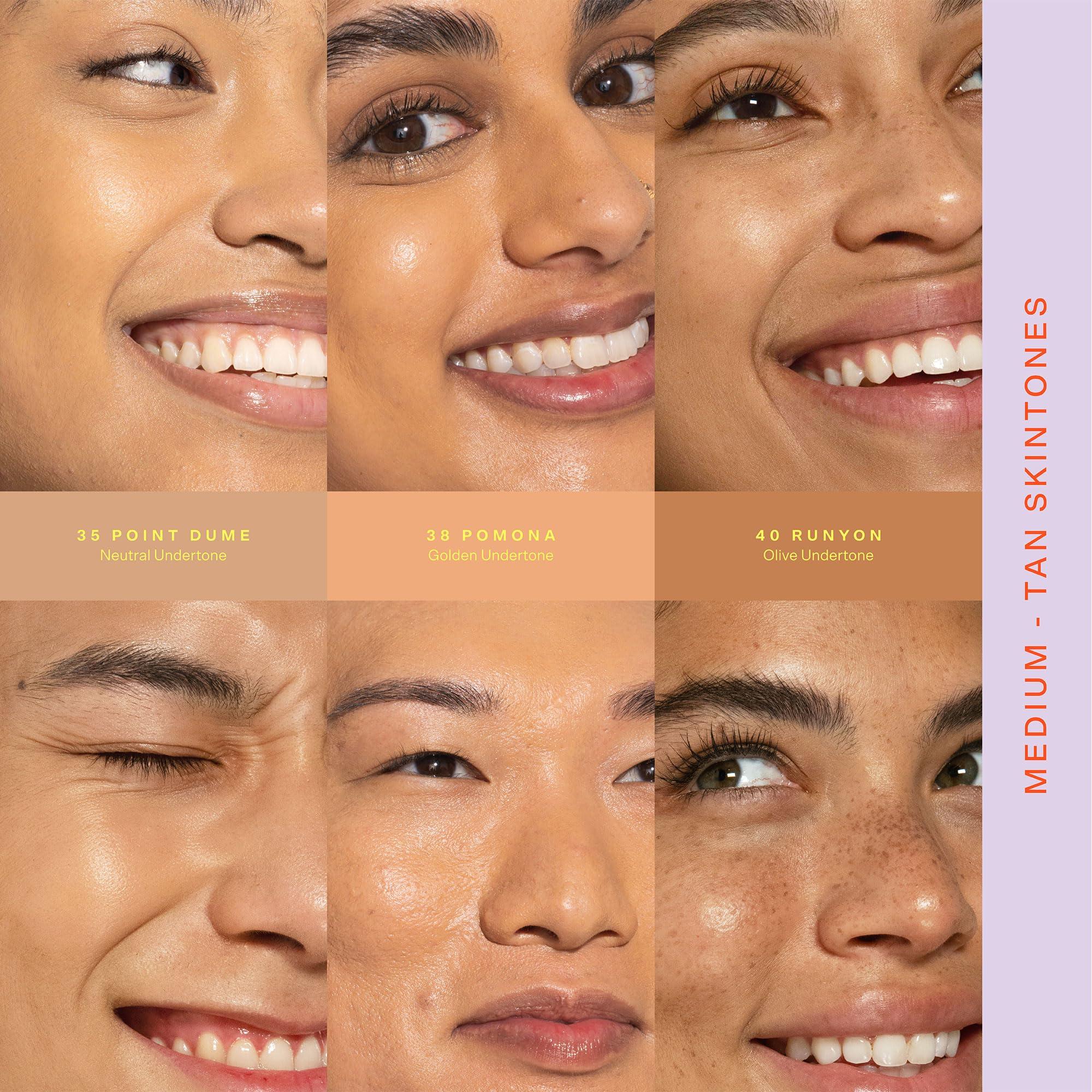 Tower 28 Tower 28 Beauty SunnyDays SPF 30 Tinted Sunscreen - For Sensitive Skin - 2-in-1 Facial Broad Spectrum UVA/UVB Protection + Foundation - Shade 35 POINT DUME - Medium with Neutral Undertones, 1 Fl Oz