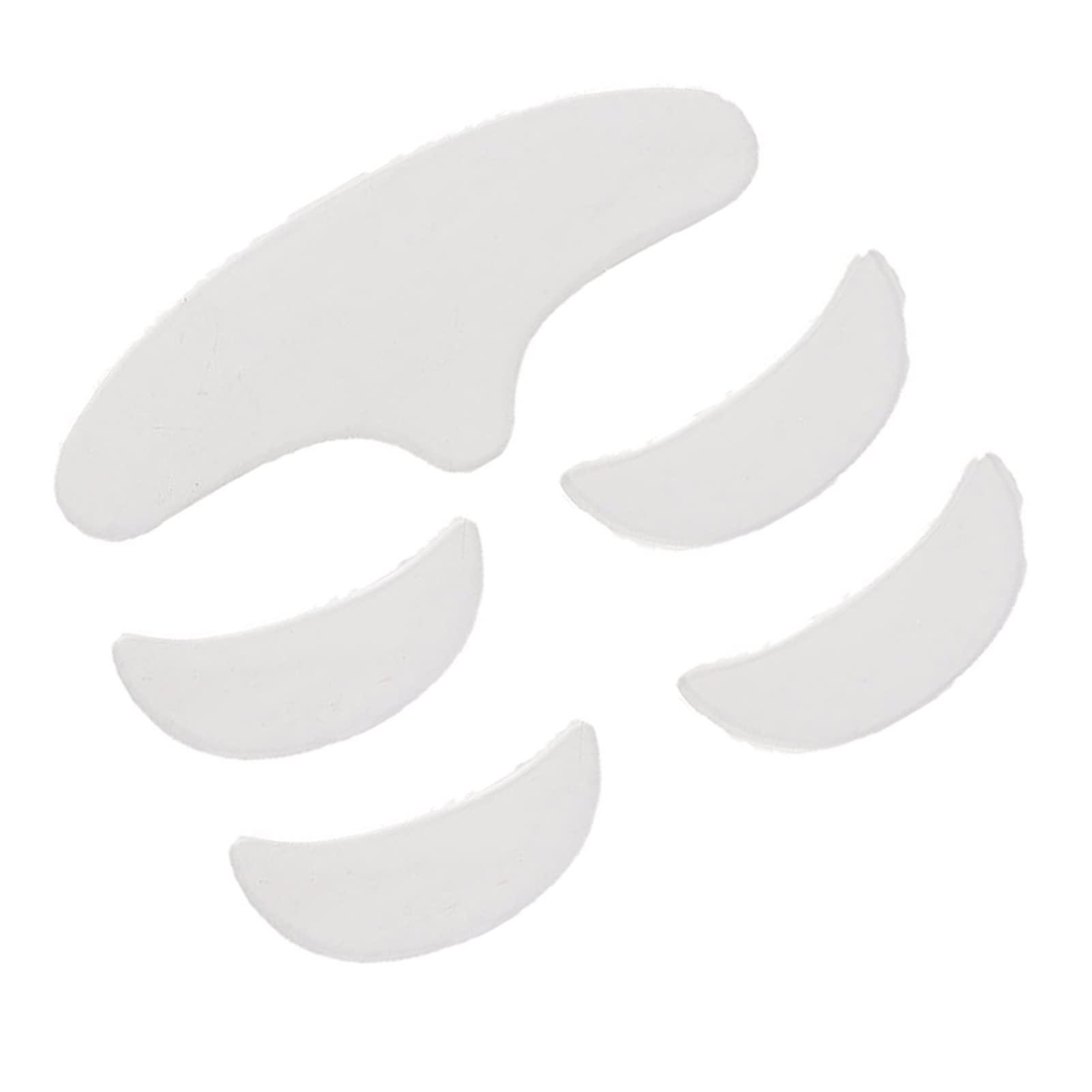 Psytfei Wrinkle Patches 5Pcs Anti Wrinkle Silicone Patch Pad Skin Lifting Reusable Washable Forehead Eye Face Patch for Women Reducing Eye and Upper Lip Wrinkles