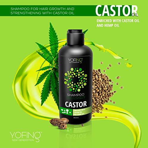 YOFING NEW GENERATION Castor Oil Shampoo and Conditioner with Biotin For Hair Growth Sulfate Free Paraben Free